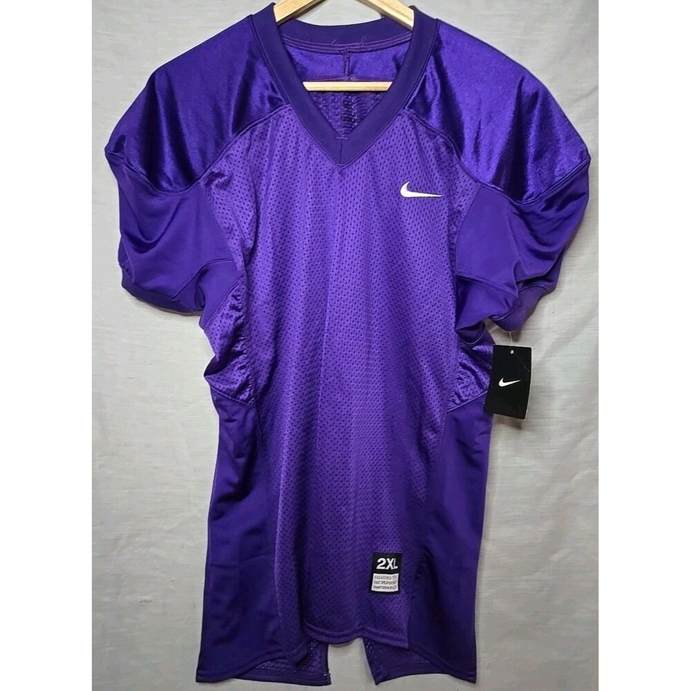 Nike Stock Vapor Football Jersey Youth Purple Practice 535710-545 Sz 2XL NWT